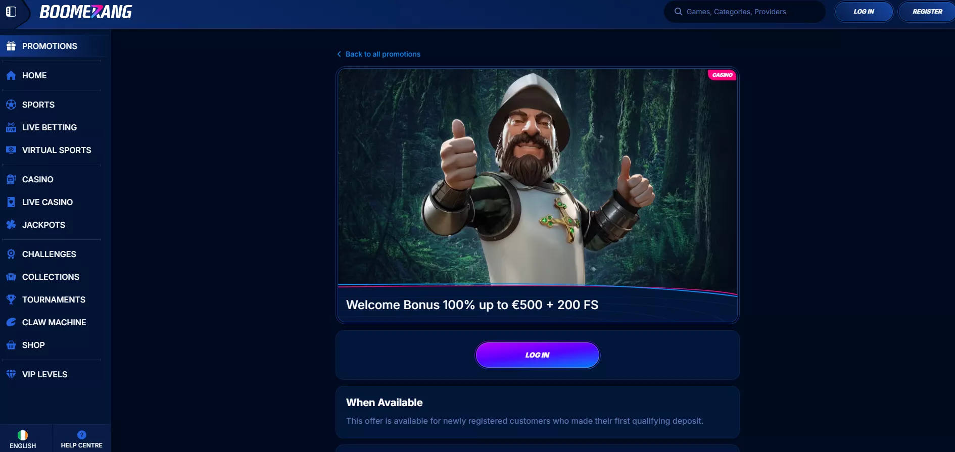 ΠΑΡΕ ΜΠΟΝΟΥΣ - boomerang bet bonus - Boomerang Bet | 9