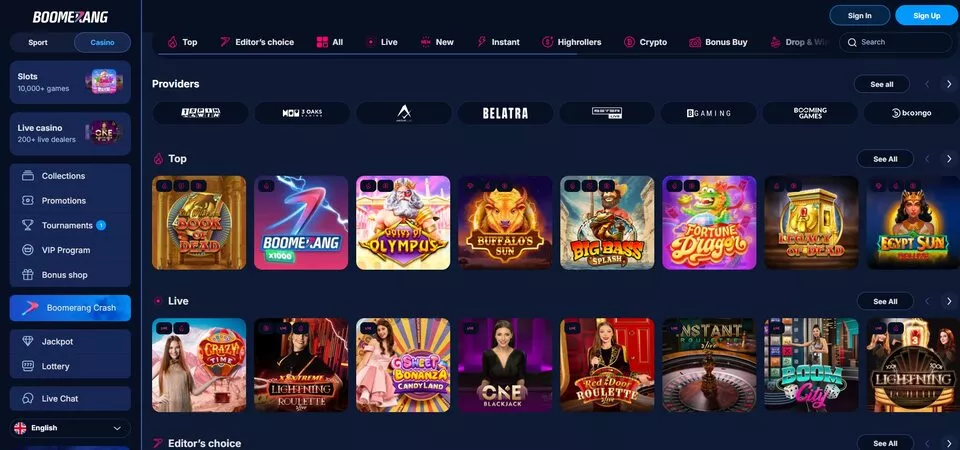 boomerang bet casino TOC 3