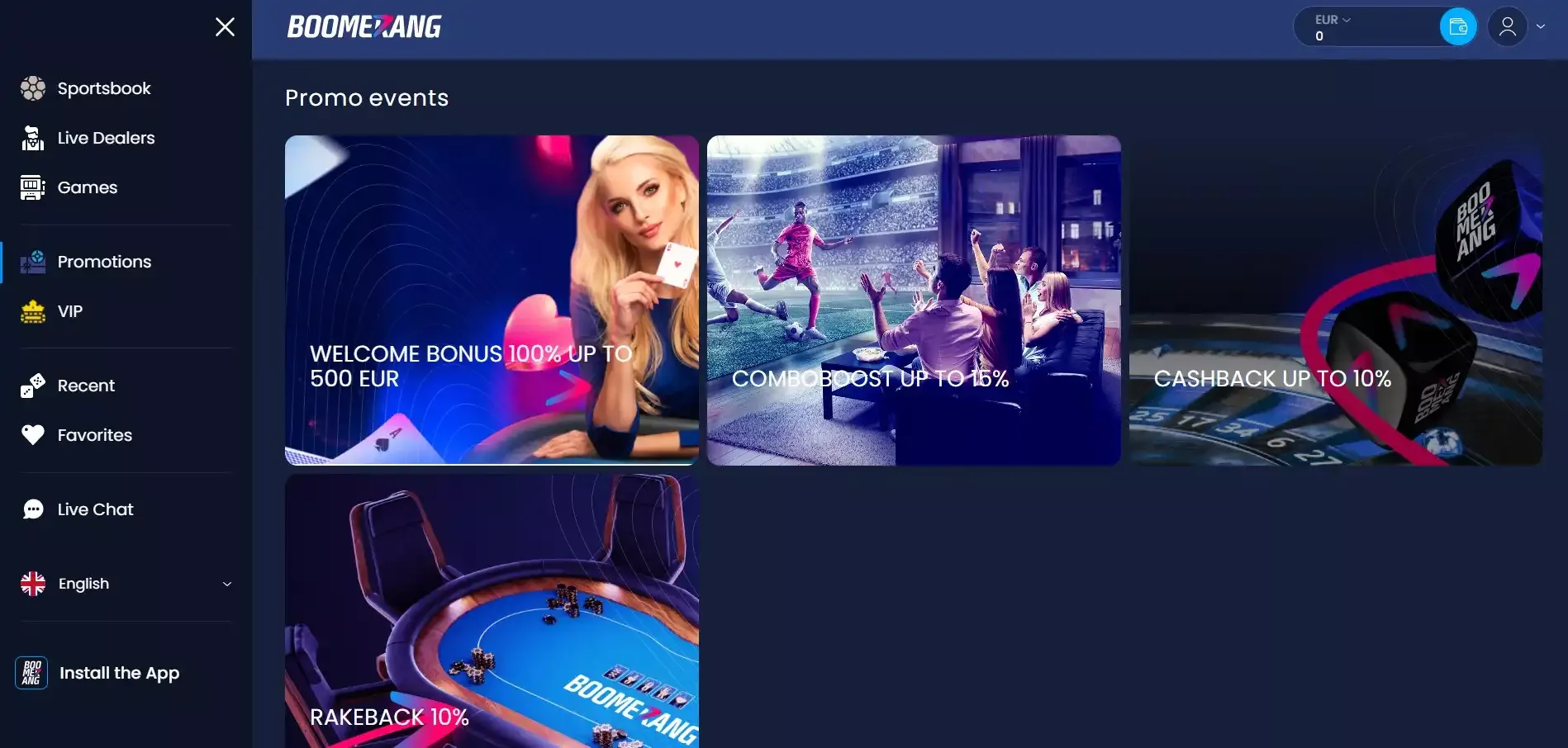 boomerang bet bonusai TOC 9