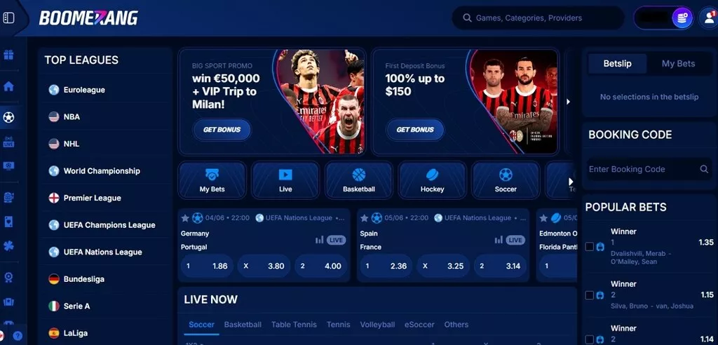 casino boomerang bet TOC 5